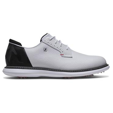 FootJoy Gents FJ Traditions Blucher Shoes White - Black - Red