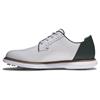 FootJoy Gents  Traditions Blucher Shoes White - Green - Tan
