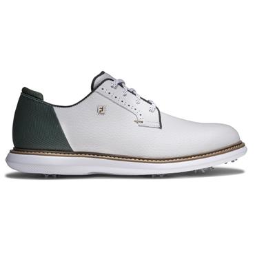 FootJoy Gents  Traditions Blucher Shoes White - Green - Tan