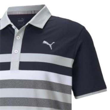 Puma Gents MATTR One Way Polo Shirt Navy Blazer - High Rise