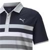 Puma Gents MATTR One Way Polo Shirt Navy Blazer - High Rise