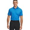 Under Armour Gents Drive Sport Jacquard Polo Shirt Atlantis Blue (402)