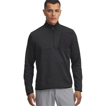 Under Armour Gents Drive Sweater Fleece ½ Zip Black (001)