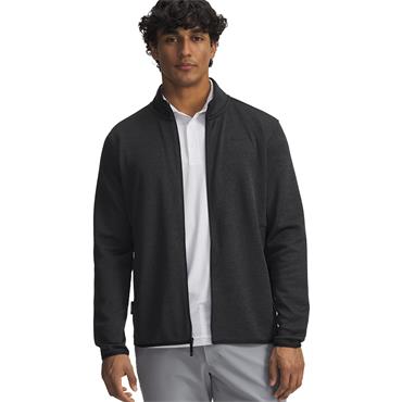 Under Armour Gents Drive Full Zip SweaterFleece Black - Anthracite (001)