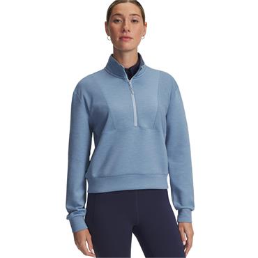 Under Armour Ladies Drive Midlayer Pullover Blue Smoke - Blue Calm (418)