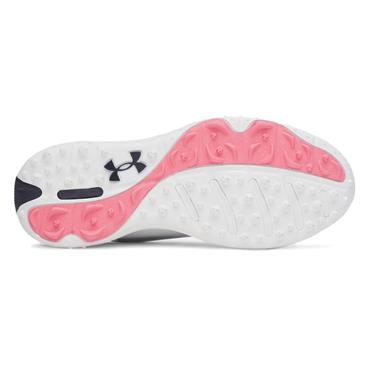 Under Armour Ladies Drive Fade 2 Spikeless Shoes White - Metallic Silver (100)
