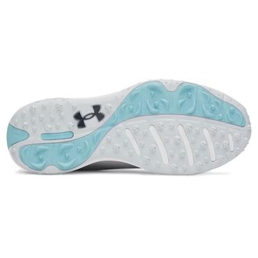 Under Armour Ladies Drive Fade 2 Spikeless Shoes Halo Grey - Metallic Silver (014)