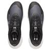 Under Armour Gents Halo Hybrid Spikeless Shoes Black - Halo Grey - Metallic Gunmetal (001)