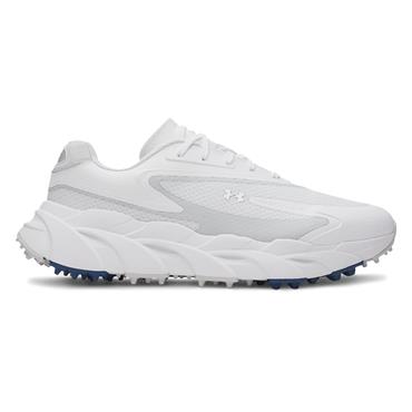Under Armour Gents Halo Hybrid Spikeless Shoes White - Metallic Silver (100)