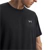 Under Armour Gents Velociti T-Shirt Black - Reflective (001)