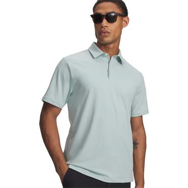 Under Armour Gents Drive Polo Shirt Enamel Blue - Castlerock (Blue477)