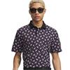 Under Armour Gents Drive Printed Polo Shirt Black (001)