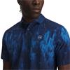 Under Armour Gents Drive Chill Printed Polo Aegean Blue - Midnight Navy (Blue 430)
