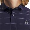 Under Armour Gents Drive Chill Printed Polo Shirt Midnight Navy - Blue Haze - White (Midnight410)