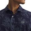 Under Armour Gents Drive Chill Printed Polo Shirt Midnight Navy - Halo Gray (Midnight411)