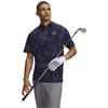 Under Armour Gents Drive Chill Printed Polo Shirt Midnight Navy - Halo Gray (Midnight411)
