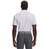 Under Armour Gents Drive Chill Printed Polo White - Midnight Navy (White 101)