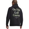 Under Armour Gents Icon Golf Trip Hoodie Black - Lumos Lime - White (001)
