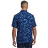 Under Armour Gents Matchplay Printed Polo Aegean Blue - Academy (Blue 430)