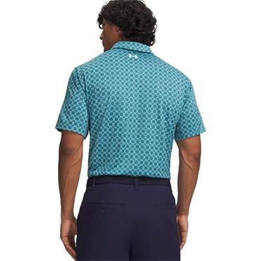 Under Armour Gents Matchplay Printed Polo Shirt Boundless Blue (467)