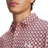 Under Armour Gents Matchplay Printed Polo Shirt Posh Pink - Midnight Navy (604)