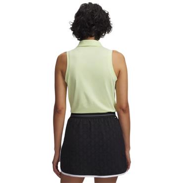 Under Armour Ladies Drive Sleeveless Polo Shirt Fade Green (Green391)