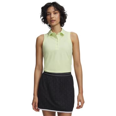 Under Armour Ladies Drive Sleeveless Polo Shirt Fade Green (Green391)