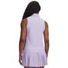 Under Armour Ladies Drive Sleeveless Polo Shirt Purple Crest (Purple536)