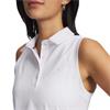 Under Armour Ladies Drive Sleeveless Polo Shirt White (100)