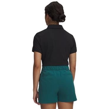 Under Armour Ladies Drive Short Sleeve Polo Shirt Black (001)