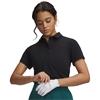 Under Armour Ladies Drive Short Sleeve Polo Shirt Black (001)