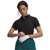 Under Armour Ladies Drive Short Sleeve Polo Shirt Black (001)