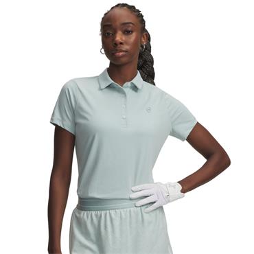 Under Armour Ladies Drive Short Sleeve Polo shirt  Enamel Blue (Blue477)