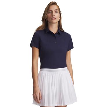 Under Armour Ladies Drive Short Sleeve Polo Shirt Midnight (410)