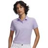 Under Armour Ladies Drive Short Sleeve Polo Shirt Purple Crest (Purple536)