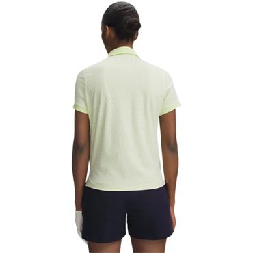 Under Armour Ladies Drive Printed Polo Shirt Fade Green - White (Green391)