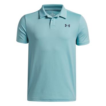 Under Armour Junior-Boys Matchplay Polo Shirt Blue Haze -  Midnight Navy(425)