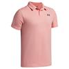 Under Armour Junior-Boys Matchplay Polo Shirt Posh Pink - Midnight Navy (603)