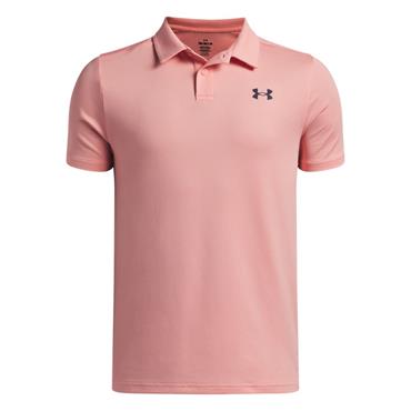 Under Armour Junior-Boys Matchplay Polo Shirt Posh Pink - Midnight Navy  (PoshPink603)