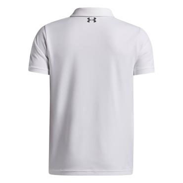 Under Armour Junior-Boys Matchplay Polo Shirt White - Castlerock (White100)