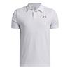 Under Armour Junior-Boys Matchplay Polo Shirt White - Castlerock (White100)