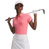 Under Armour Ladies Drive Chill Short Sleeve Polo Shirt  Bittersweet Pink - White(Pink600)