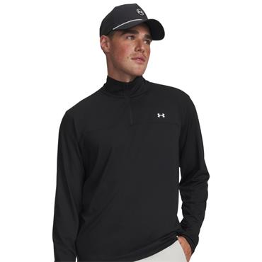 Under Armour Gents Tee To Green 1/4 Zip Black (001)