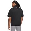 Under Armour Gents Drive Wind Short Sleeve 1/2 Zip Black - White (Black001)