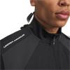 Under Armour Gents Drive Wind Short Sleeve 1/2 Zip Black - White (Black001)