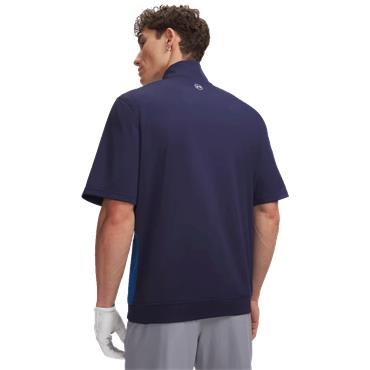 Under Armour Gents Drive Wind Short Sleeve 1/2 Zip Midnight (410)