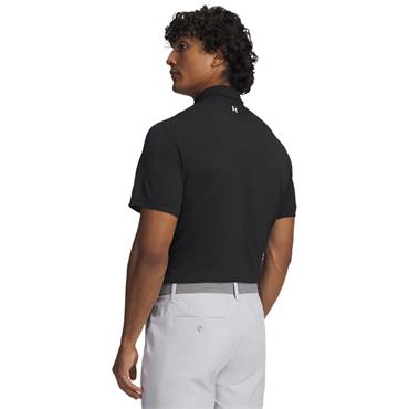 Under Armour Gents Tee To Green Pique Polo Shirt Black -White (001)