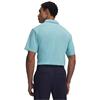 Under Armour Gents Tee To Green Pique Polo Shirt Blue Haze - White (425)