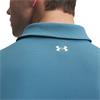 Under Armour Gents Tee To Green Pique Polo Shirt Boundless Blue - White (466)