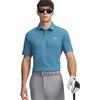 Under Armour Gents Tee To Green Pique Polo Shirt Boundless Blue - White (466)